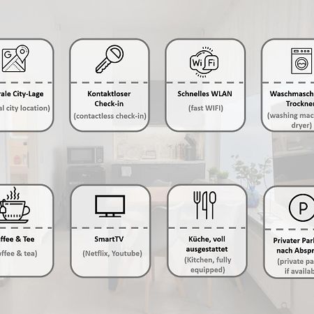 2-Zimmer-Appartment In Top-City-Lage Mit Parken Und Klimaanlage 뉘른베르크 외부 사진