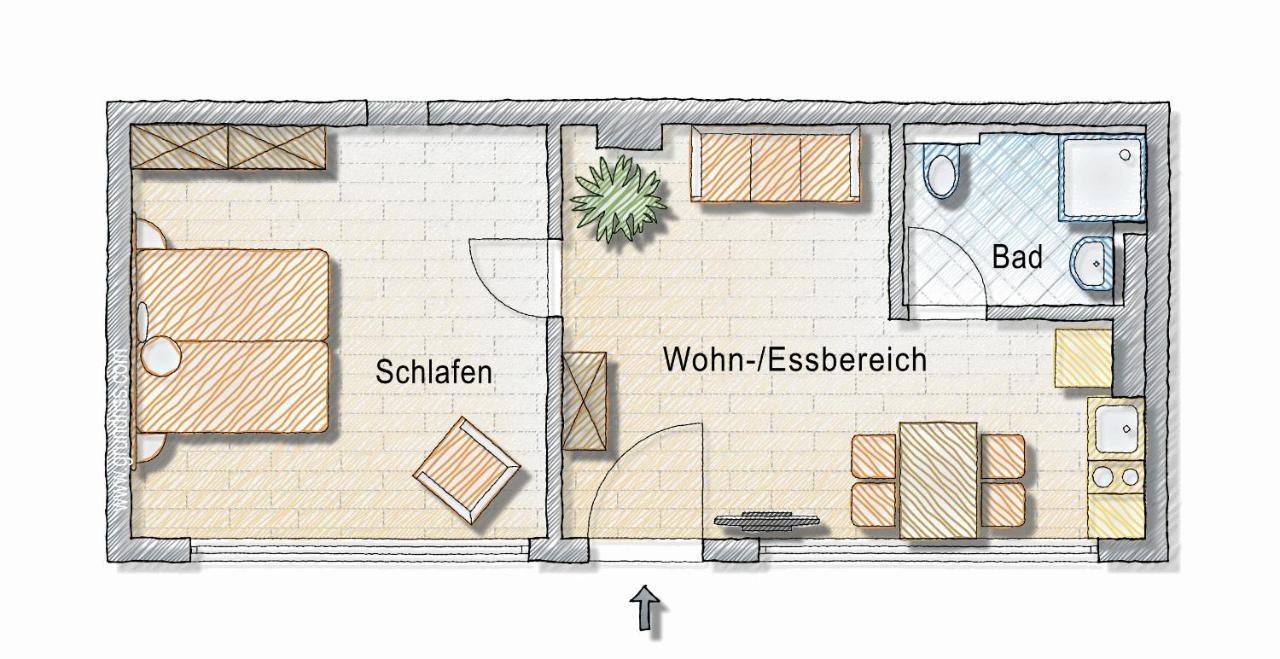 2-Zimmer-Appartment In Top-City-Lage Mit Parken Und Klimaanlage 뉘른베르크 외부 사진